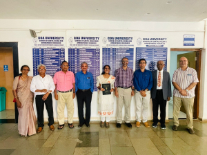 Ms. Femi Anna Thomas is awarded Ph.D. in Marine Science from Goa University