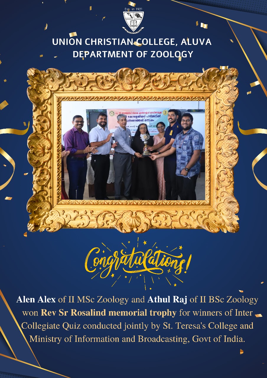 Congratulations to Alen and Athul