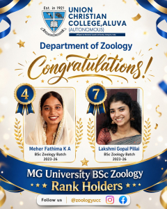 Congratulations to the UG Rank Holders